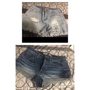 Guess shorts and mossimo jean shorts bundle